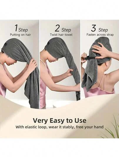 LuxDry Twist Hair Towel